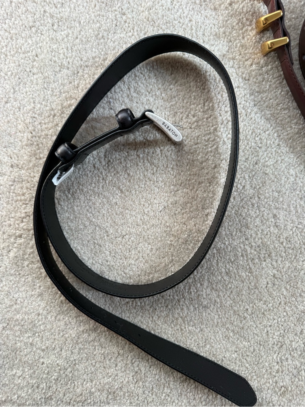 ARITZIA 100% leather belt